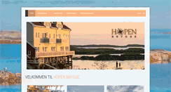 Desktop Screenshot of hopen-brygge.no