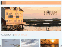 Tablet Screenshot of hopen-brygge.no